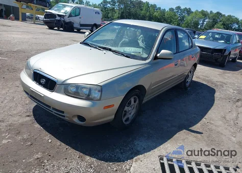 2003 Hyundai Elantra Gls/Gt z USA, uszkodzony, nr VIN KMHDN45D63U663572